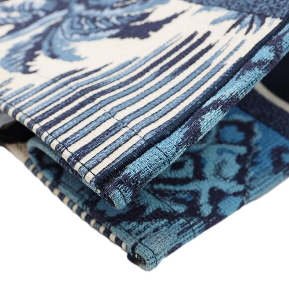 Christian Dior  Book Large Dioriviera Toile De Jouy Tote Bag Blue - Picture 6 of 12